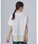 【ひんやり/体型カバー/S-LL】インせず着られる 異素材ドッキングTシャツ