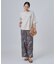 【ひんやり/体型カバー】首元すっきり ゆるバックギャザーTシャツ