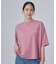 【ひんやり/体型カバー】首元すっきり ゆるバックギャザーTシャツ