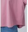 【ひんやり/体型カバー】首元すっきり ゆるバックギャザーTシャツ