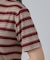 【2点セット/洗濯機可】マルチボーダーTシャツ+カーディガン