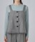 【2点セット／着方いろいろ】ビスチェ×センタープレスパンツ セットアップ