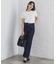 《美人百花掲載》クールタッチ短丈ビジューTシャツ【洗濯機洗い/接触冷感】