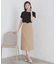 《美人百花掲載》クールタッチ短丈ビジューTシャツ【洗濯機洗い/接触冷感】
