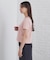 《美人百花掲載》クールタッチ短丈ビジューTシャツ【洗濯機洗い/接触冷感】
