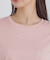 《美人百花掲載》クールタッチ短丈ビジューTシャツ【洗濯機洗い/接触冷感】