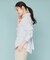 《andGIRL掲載》ビスチェレイヤードロングシャツ【洗濯機洗い可】