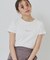 ワンポイントロゴ刺繍Tシャツ【UV/接触冷感/洗濯機洗い可】