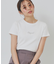 ワンポイントロゴ刺繍Tシャツ【UV/接触冷感/洗濯機洗い可】