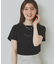 ワンポイントロゴ刺繍Tシャツ【UV/接触冷感/洗濯機洗い可】