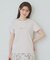 ワンポイントロゴ刺繍Tシャツ【UV/接触冷感/洗濯機洗い可】