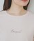 ワンポイントロゴ刺繍Tシャツ【UV/接触冷感/洗濯機洗い可】