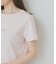 ワンポイントロゴ刺繍Tシャツ【UV/接触冷感/洗濯機洗い可】