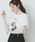 ねこプリントTシャツ【洗濯機洗い可】