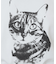 ねこプリントTシャツ【洗濯機洗い可】