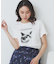 ねこプリントTシャツ【洗濯機洗い可】