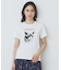 ねこプリントTシャツ【洗濯機洗い可】