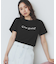 パール調刺繍ロゴTシャツ【汗ジミ防止/吸水速乾/接触冷感/UVケア/洗濯機洗い可】