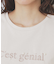 パール調刺繍ロゴTシャツ【汗ジミ防止/吸水速乾/接触冷感/UVケア/洗濯機洗い可】