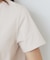 パール調刺繍ロゴTシャツ【汗ジミ防止/吸水速乾/接触冷感/UVケア/洗濯機洗い可】