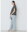 《7色展開/S-LLサイズ》フリルタックスリーブキーネックブラウス【吸水速乾/洗濯機可/イージーアイロン/抗ピル】