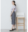 《7色展開/S-LLサイズ》フリルタックスリーブキーネックブラウス【吸水速乾/洗濯機可/イージーアイロン/抗ピル】
