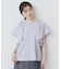 《7色展開/S-LLサイズ》フリルタックスリーブキーネックブラウス【吸水速乾/洗濯機可/イージーアイロン/抗ピル】