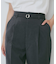 ベルト付きストレッチテーパードパンツ/セットアップ可【洗濯機洗い可/吸水速乾/接触冷感】