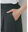 ベルト付きストレッチテーパードパンツ/セットアップ可【洗濯機洗い可/吸水速乾/接触冷感】