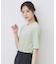 《andGIRL掲載》ベロアボクシーTシャツ【洗濯機洗い可】