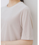 《andGIRL掲載》ベロアボクシーTシャツ【洗濯機洗い可】