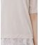 《andGIRL掲載》ベロアボクシーTシャツ【洗濯機洗い可】