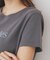 《S-LLサイズ》フロッキーロゴTシャツ【接触冷感/UVケア/洗濯機洗い可】