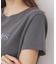 《S-LLサイズ》フロッキーロゴTシャツ【接触冷感/UVケア/洗濯機洗い可】