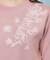 フラッグ刺繍ドッキングプリーツワンピース【洗濯機可】