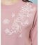 フラッグ刺繍ドッキングプリーツワンピース【洗濯機可】