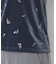 バックシャン小花刺繍ベロアトップス【洗濯機OK】