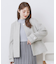 ノーカラーショートコート