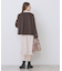 ノーカラーショートコート