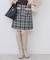 チェックツィードスカート/セットアップ対応【洗える】