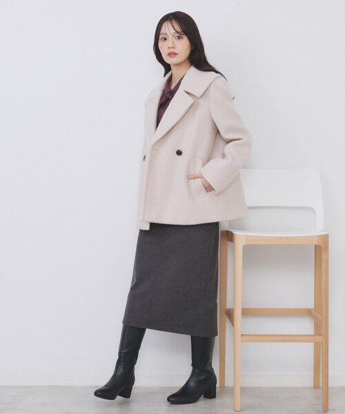 ブークレミドルコート【洗える】｜インデックスの通販｜&mall（アンド