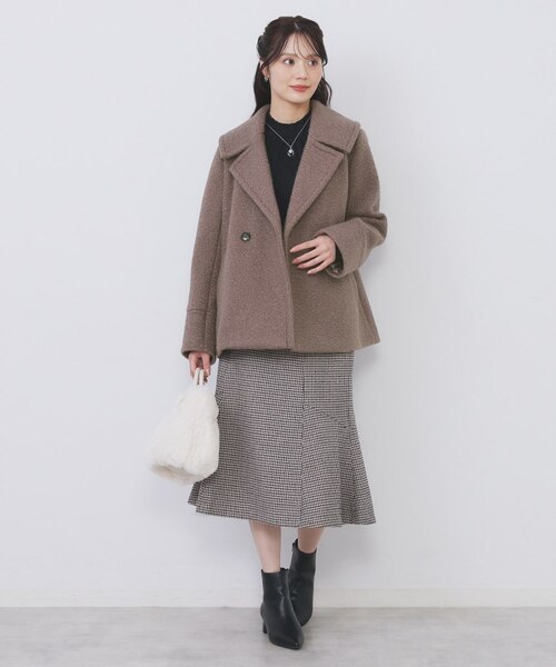 【新品】ブークレミドルコート【洗える】 ブークレミドルコート【洗える】｜インデックスの通販｜&mall（アンド