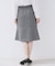 ≪通勤・セレモニー/セットアップ対応≫フレアツイードスカート【洗濯機OK】