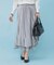 リバーシブルチュールティアードフレアスカート【洗濯機可】