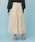 リバーシブルチュールティアードフレアスカート【洗濯機OK】