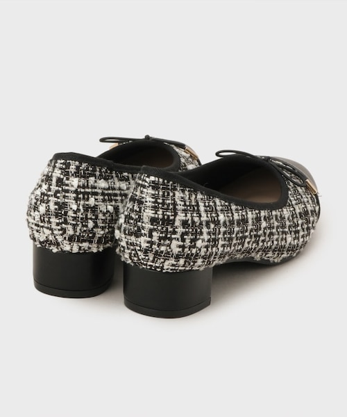 ラウンドトゥヒールバレエシューズ｜インデックスの通販｜&mall