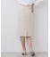 アシンメトリーストレッチタックスカート/セットアップ対応【洗濯機OK/防シワ/イージーアイロン】