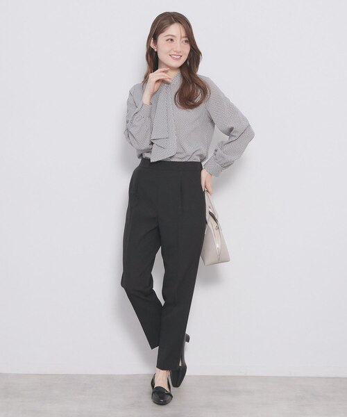 いおりまにあ。ページ ストレッチイージーテーパードパンツ【洗濯機OK/イージーアイロン