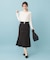 トレンチマーメイドフレアスカート【洗濯機OK/イージーアイロン】