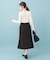トレンチマーメイドフレアスカート【洗濯機OK/イージーアイロン】
